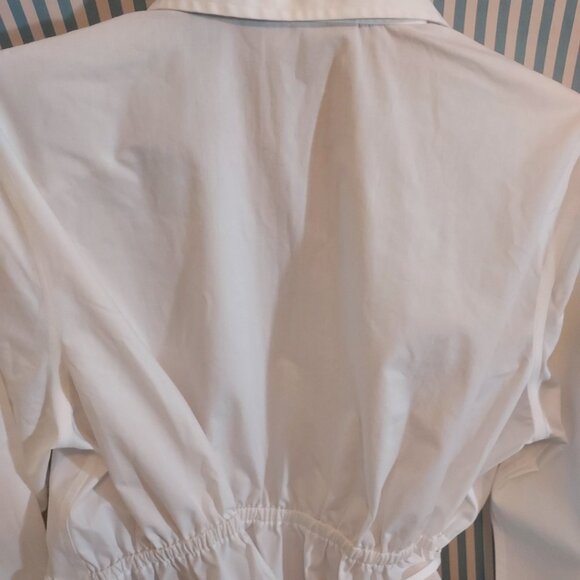 CRISP WHITE TUNIC SHIRT - Picture 2 of 6